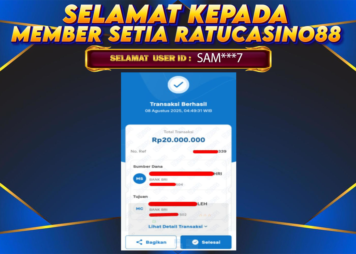 WITHDRAWAL MEMBER 21