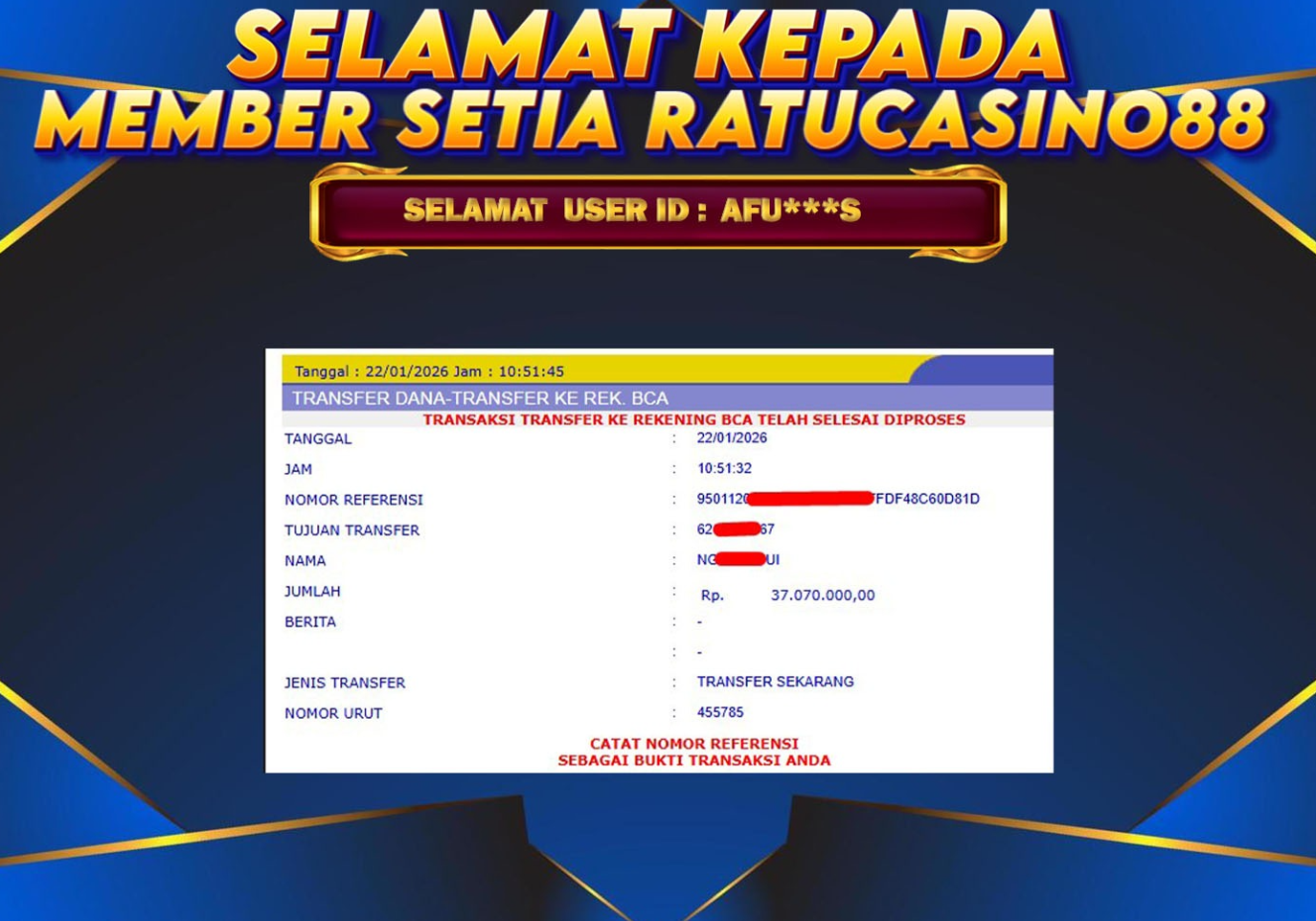 WITHDRAWAL MEMBER 202